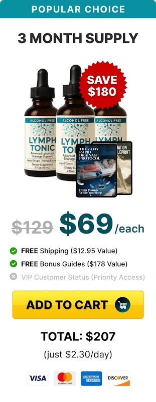 Order 3 Bottles Lymph Tonic with Free Bonuses