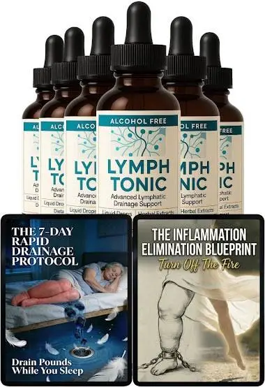Lymph Tonic Dietary Supplement Bottles Range